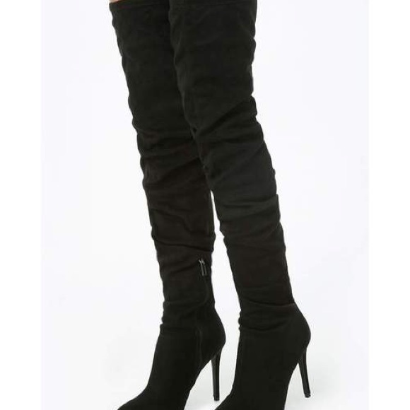 forever 21 thigh high boots